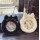 Animal shape plush transparent small  bag