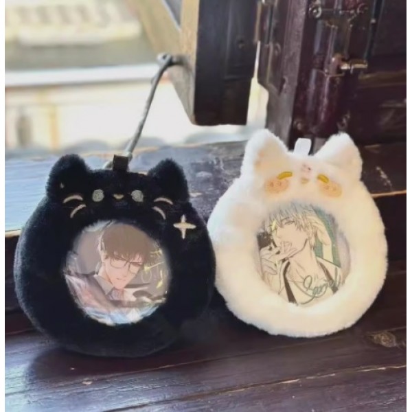 Animal shape plush transparent small  bag