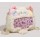 Animal shape plush transparent shoulder bag