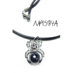 Women Fashion Choker with spider pendant